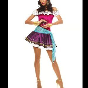 Women Fortune Teller Halloween Costume size M